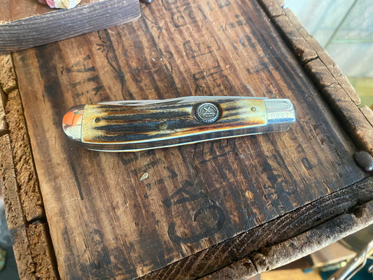 Schrade 1 of 10,000 1982 N.K.C.A. Trapper Pocket Knife