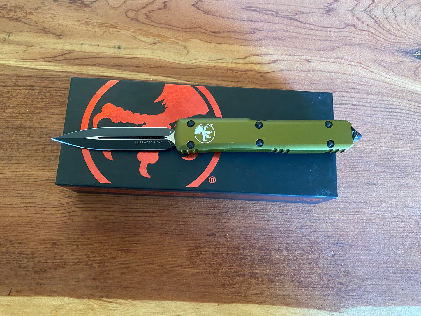 OD Green Microtech Ultratech OTF Automatic Pocket Knife