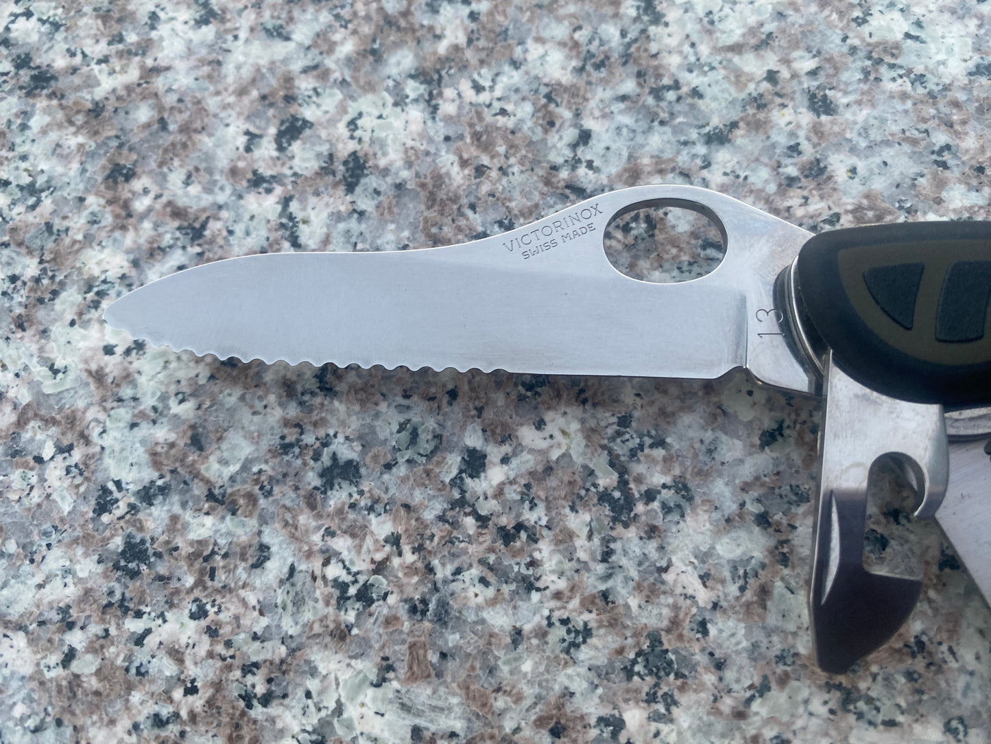 2013 Victorinox Swiss Army One-Hand Soldier Standard Issue Multi-Tool,