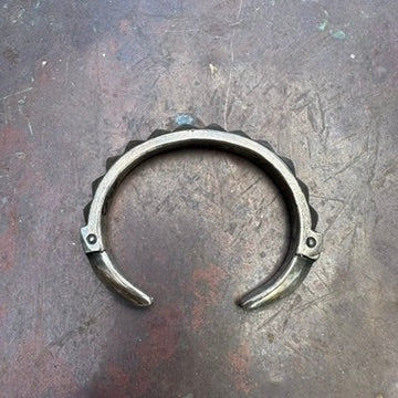 Artisan Made Ingot Silver Spike Cuff Bracelet by Jock Favour