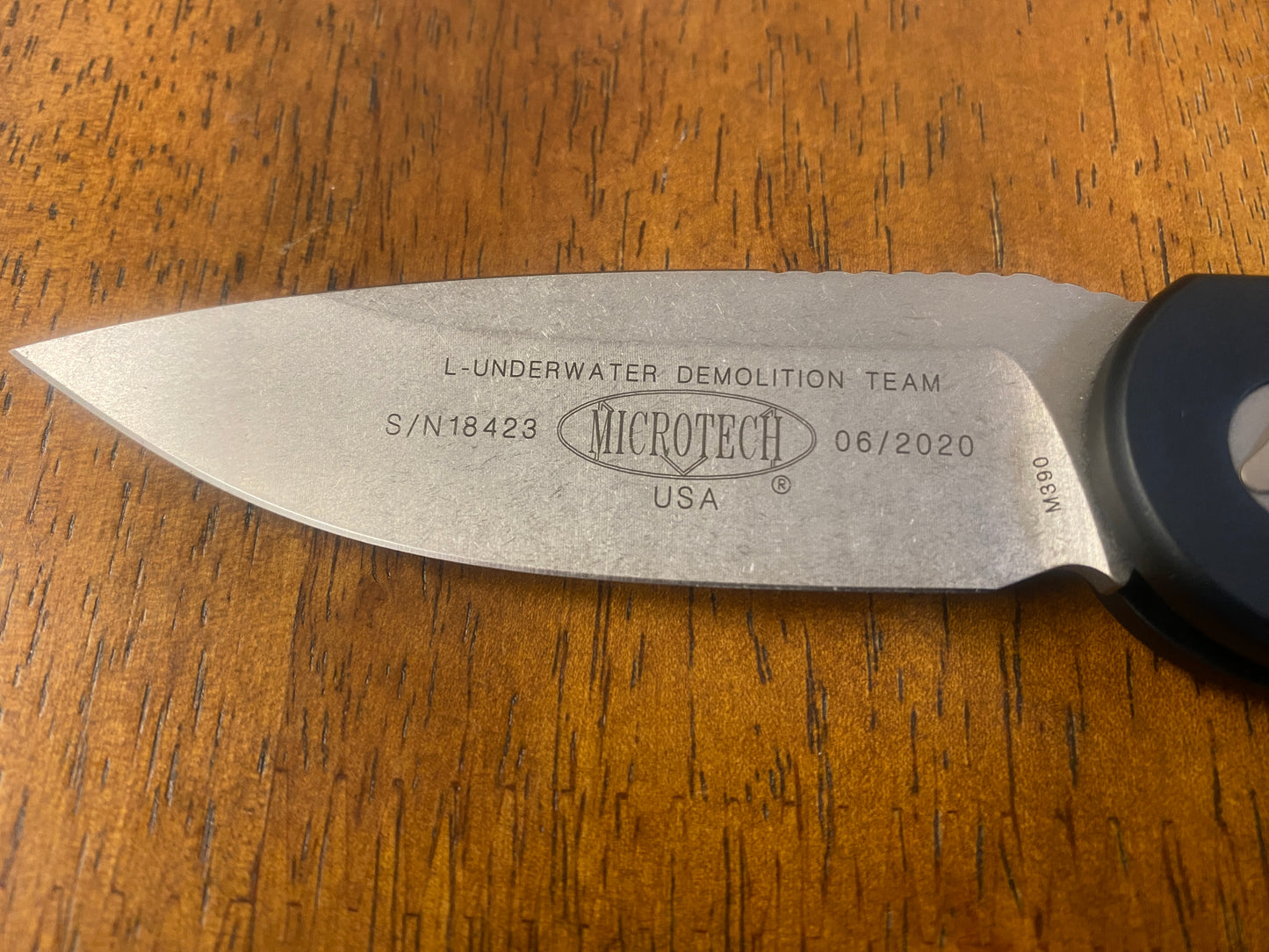 Microtech L-Underwater Demolition Team Automatic Pocket Knife