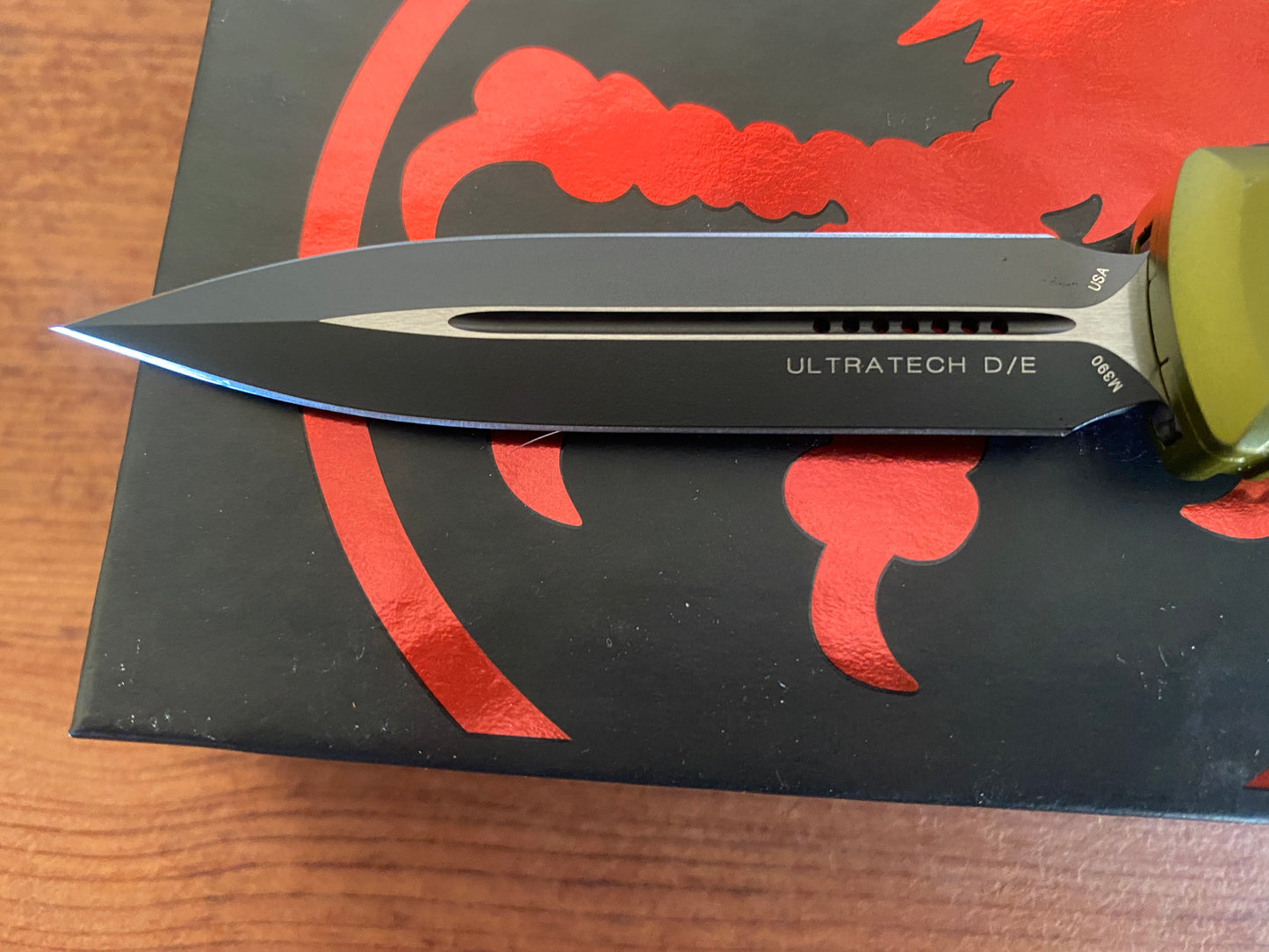 OD Green Microtech Ultratech OTF Automatic Pocket Knife
