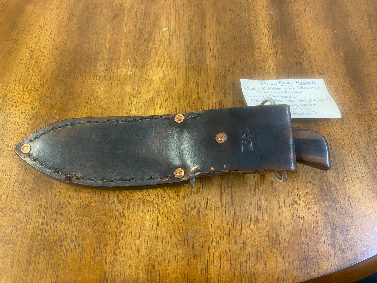 Lowry Knifeworks Hunter Sheath Knife