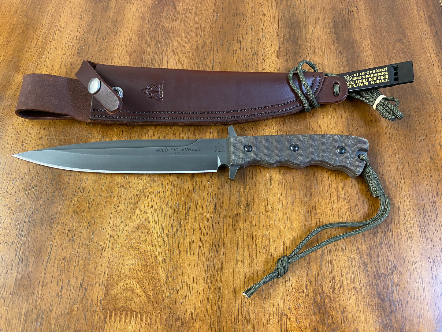 Tops Wild Pig Hunter Sheath Knife