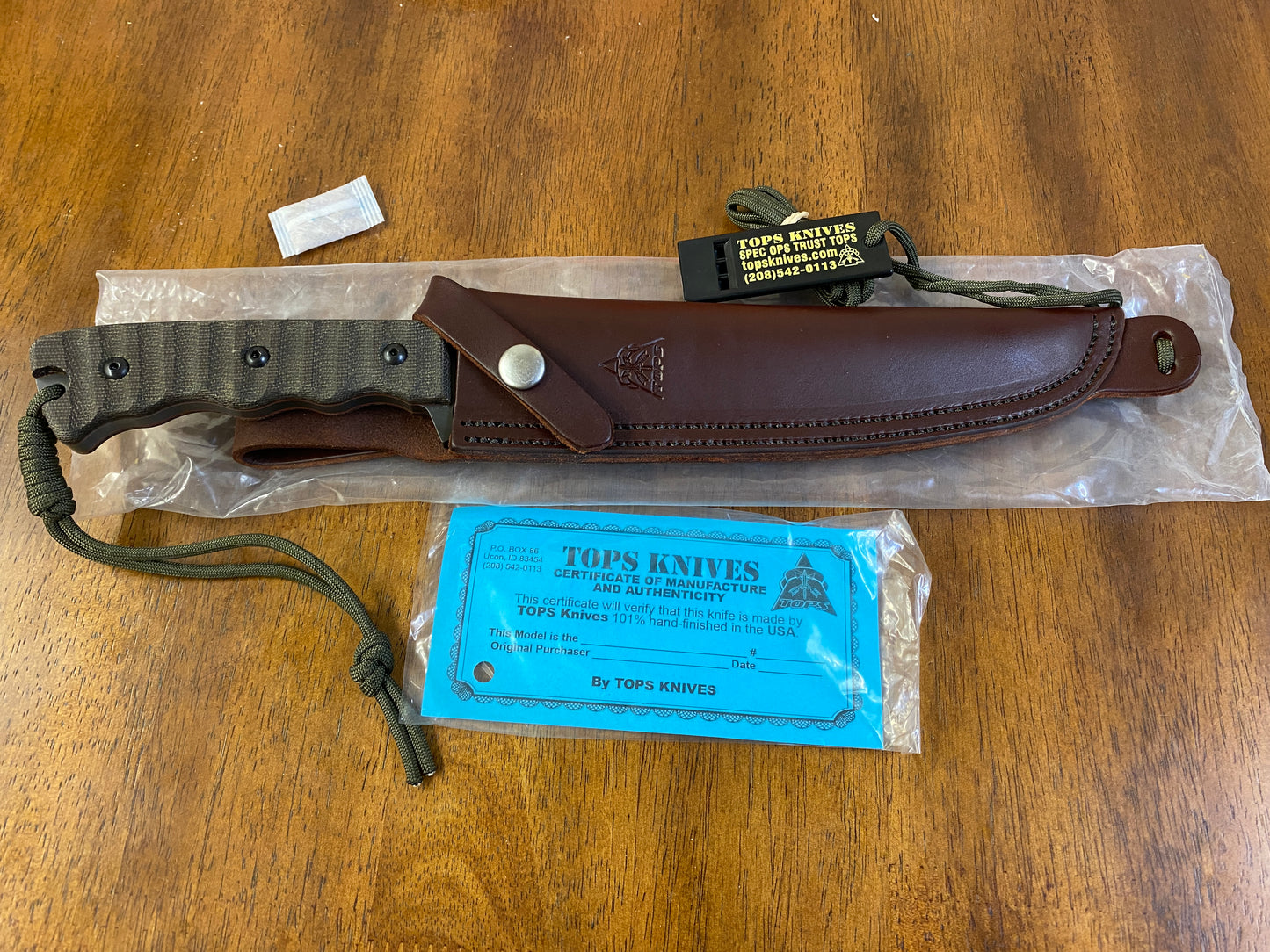 Tops Wild Pig Hunter Sheath Knife