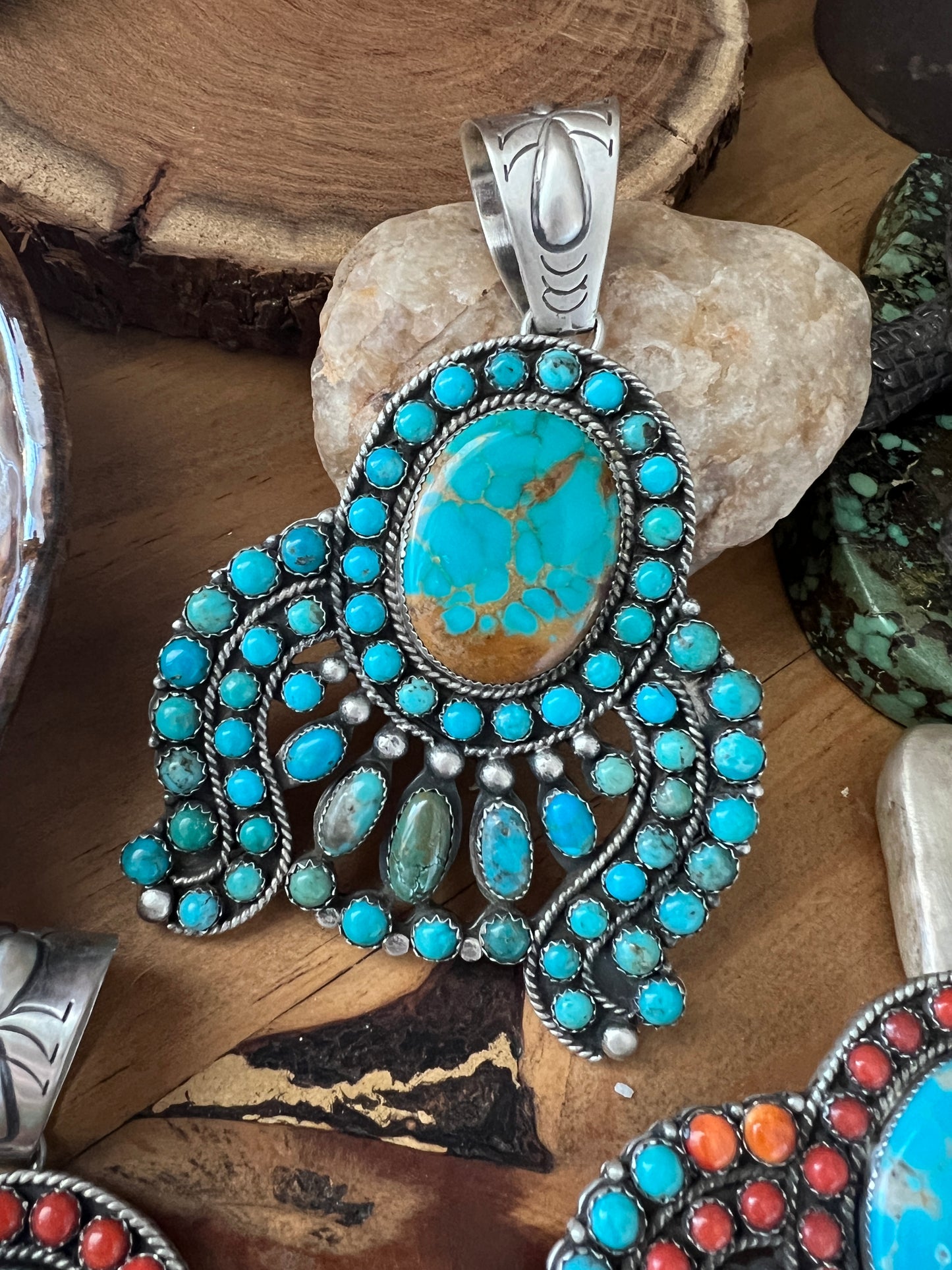 Bertina Begay Cluster Naja Pendants