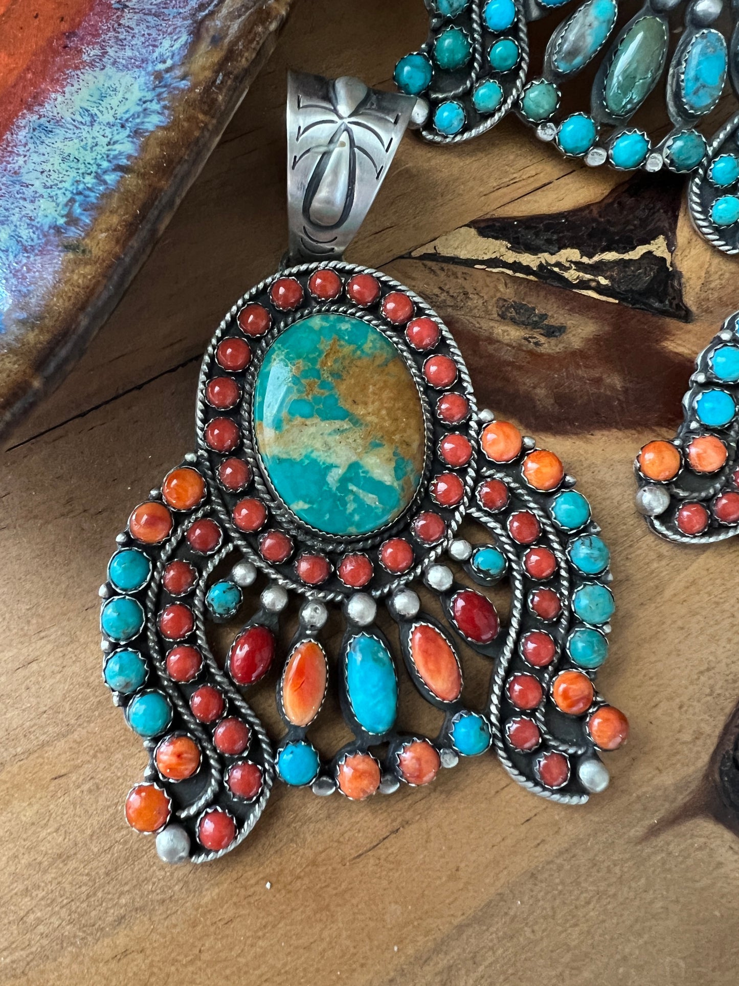 Bertina Begay Cluster Naja Pendants