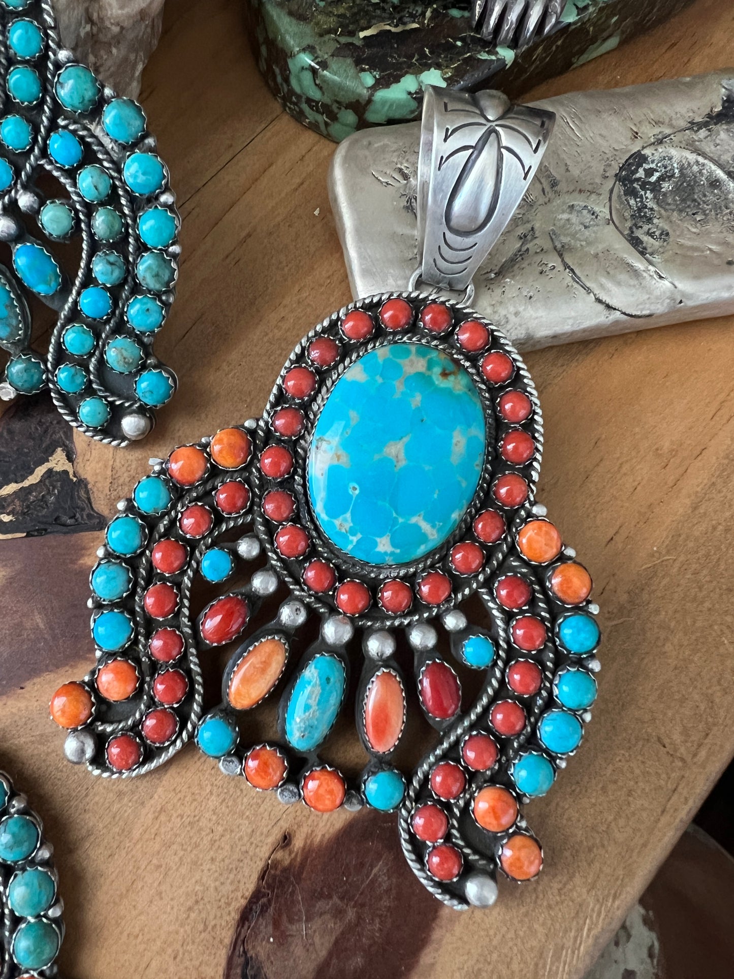 Bertina Begay Cluster Naja Pendants