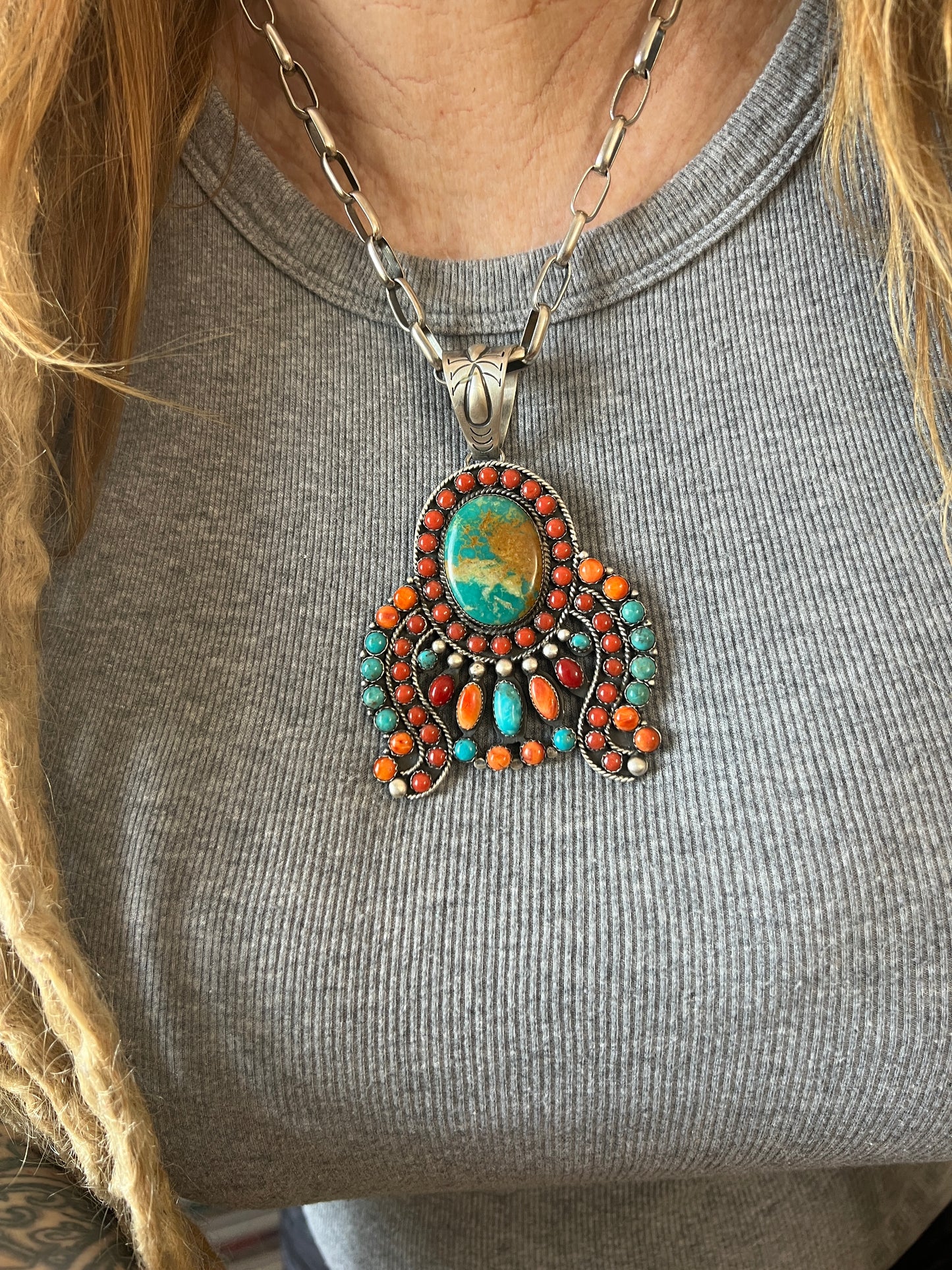 Bertina Begay Cluster Naja Pendants