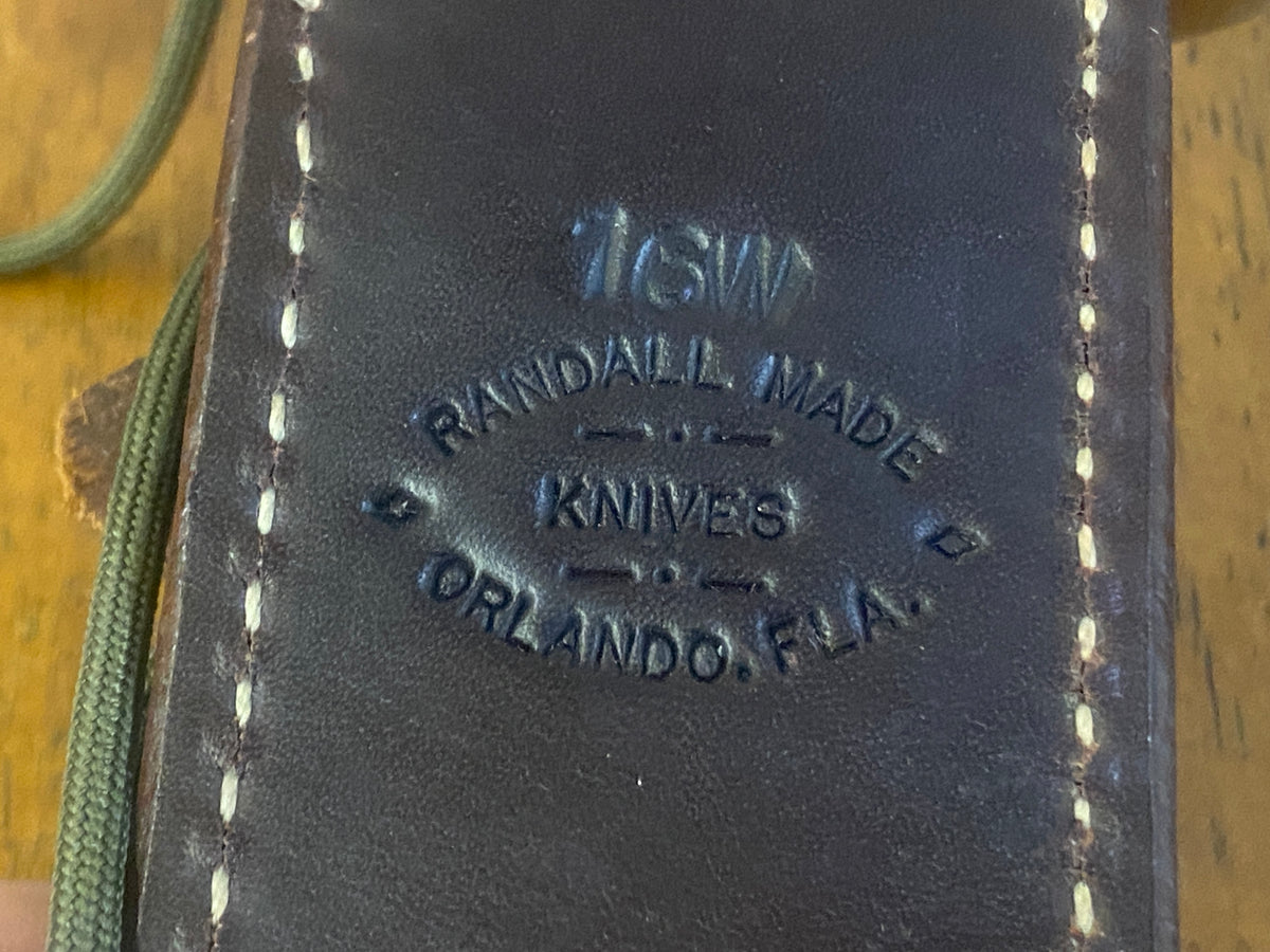 Vintage Randall Model 16 Diver Sheath Knife