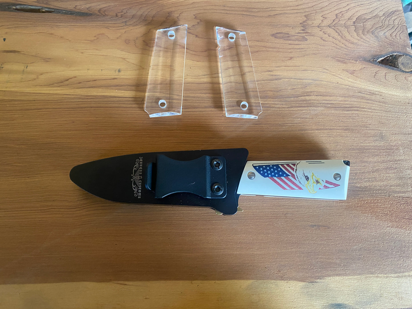 Jenness Custom Patriot Sheath knife