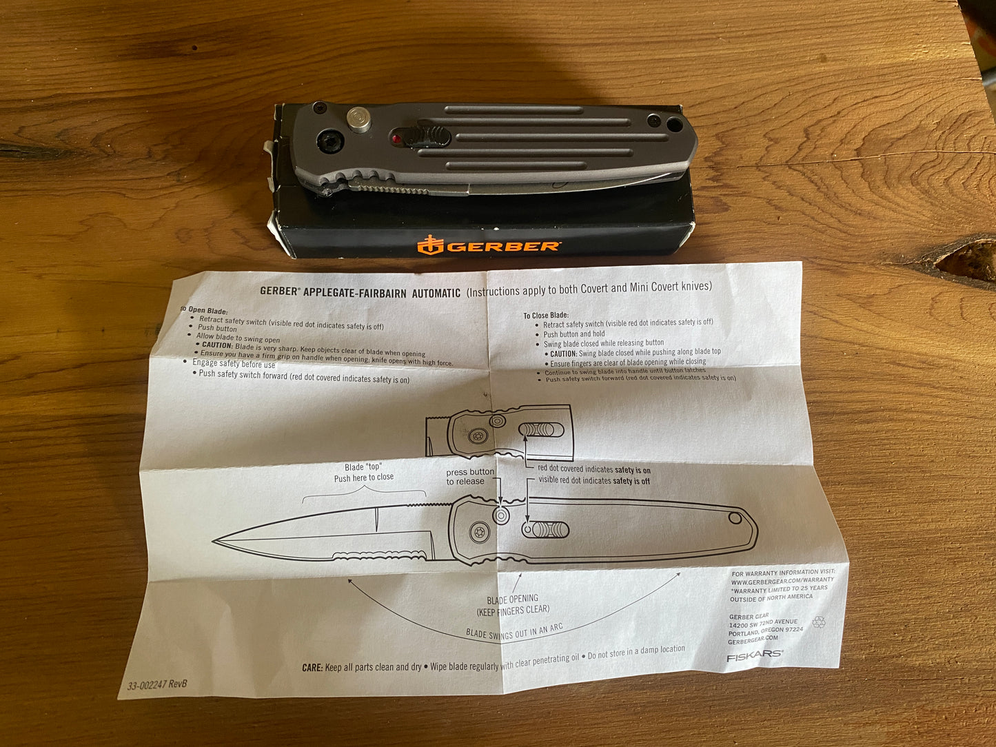 Gerber Covert Auto Pocket Knife