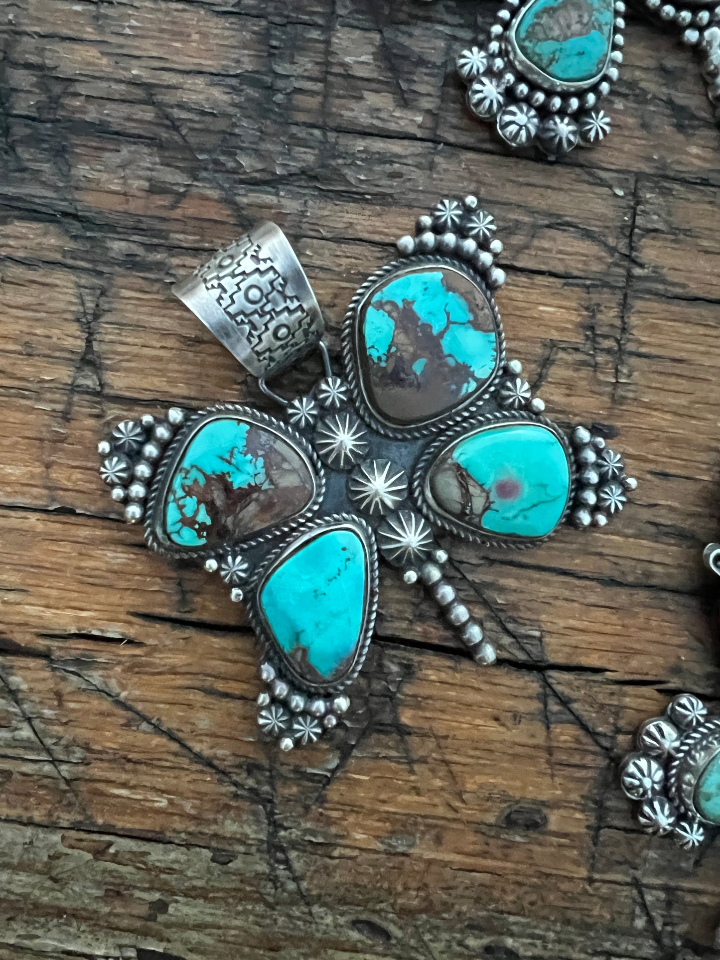Rosella Paxson Turquoise Butterfly Pendants