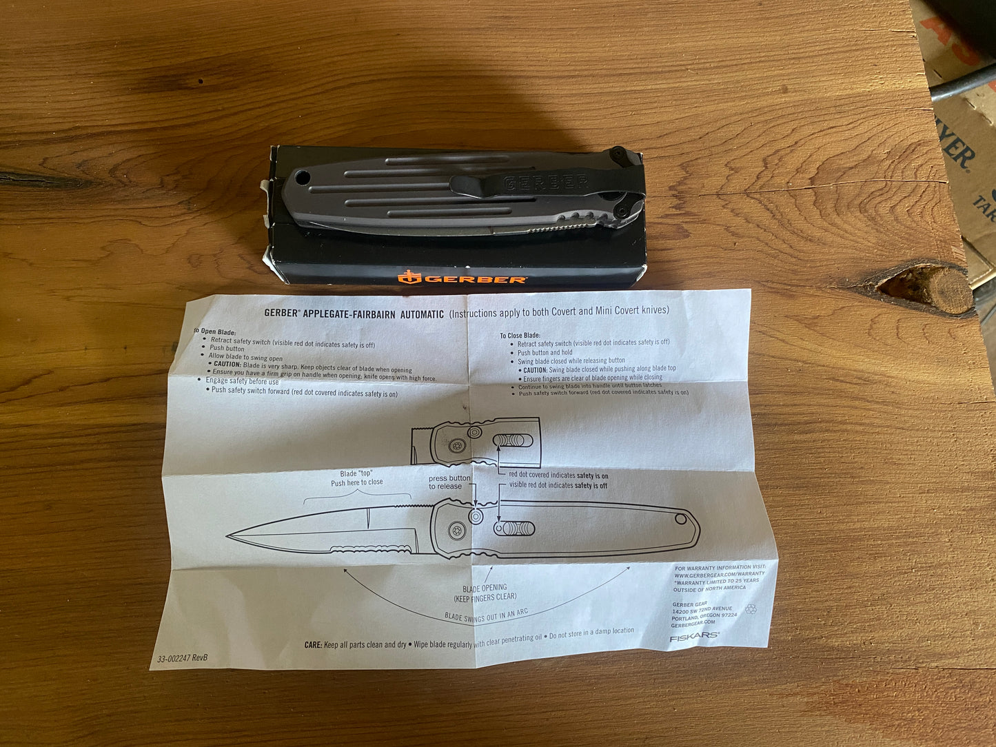 Gerber Covert Auto Pocket Knife