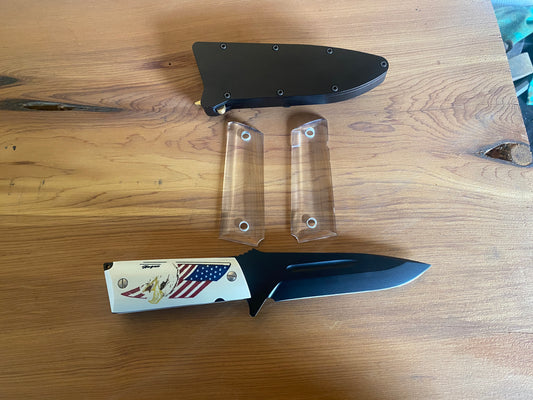 Jenness Custom Patriot Sheath knife