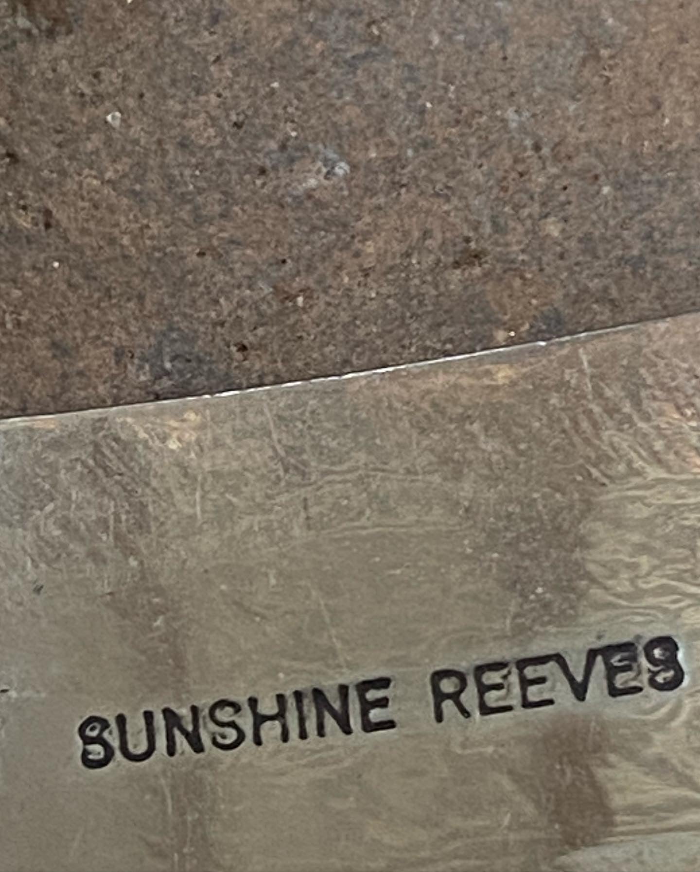 Sunshine Reeves Wide Stamped Cuff