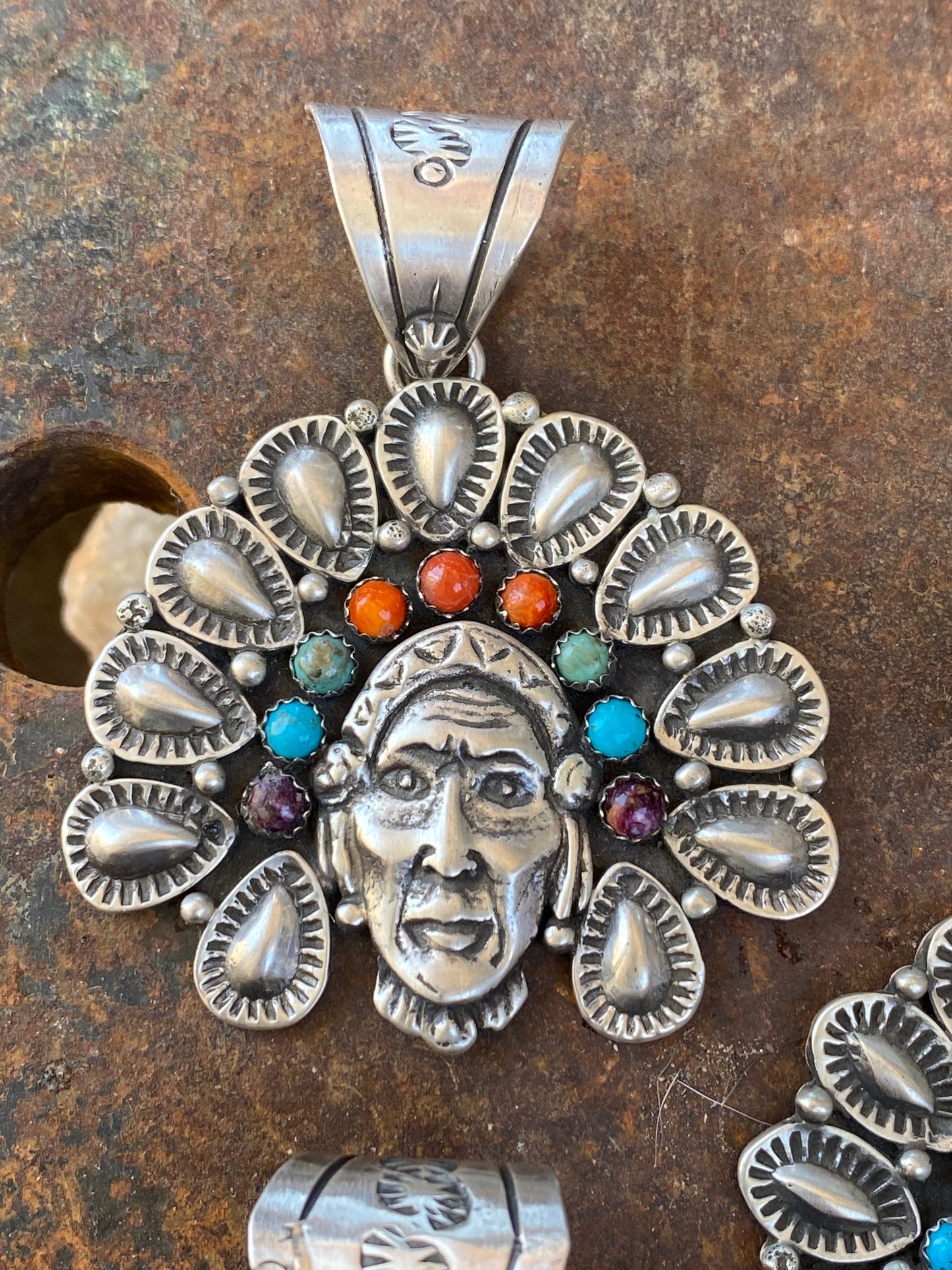 Patrick Yazzie Chief Pendant