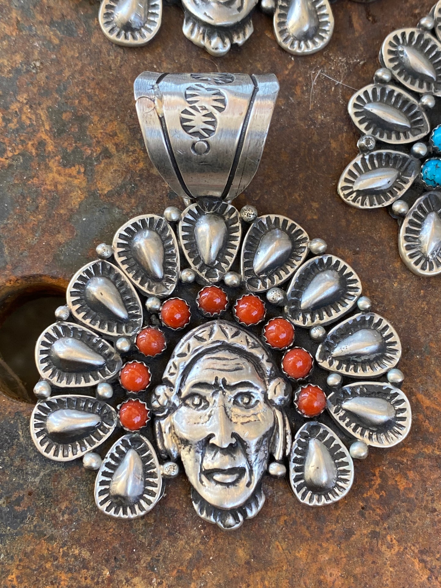Patrick Yazzie Chief Pendant