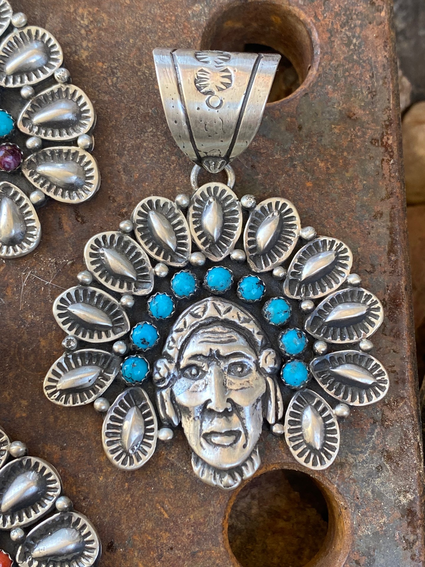 Patrick Yazzie Chief Pendant