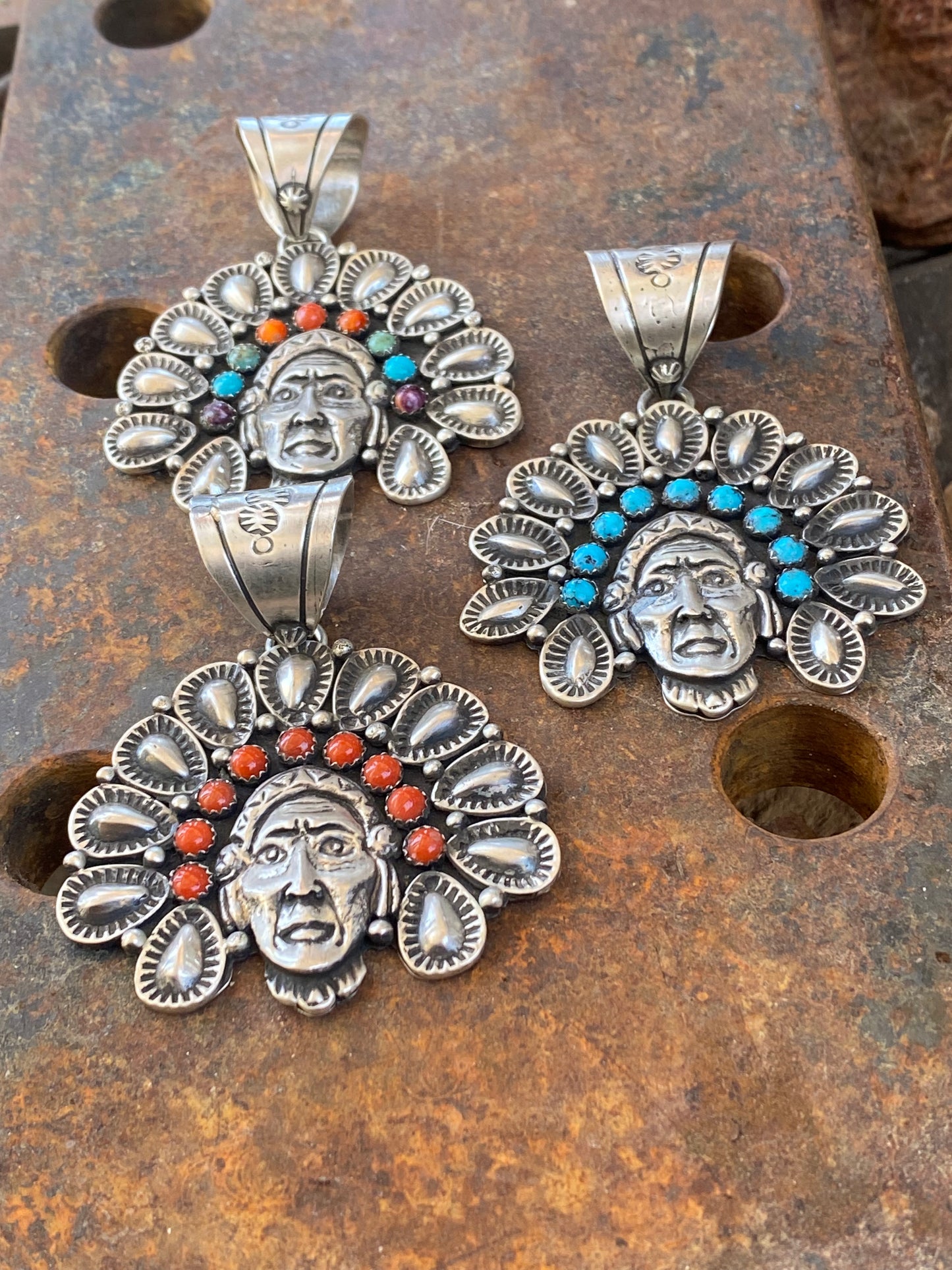 Patrick Yazzie Chief Pendant