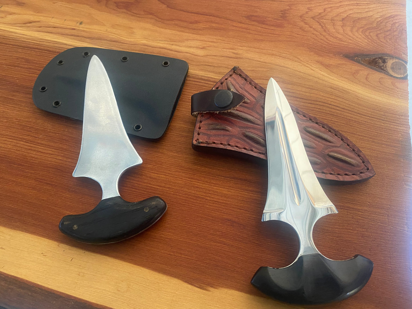 Down Under Bush Dagger and trainer