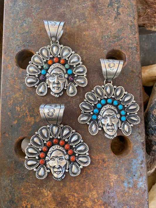 Patrick Yazzie Chief Pendant
