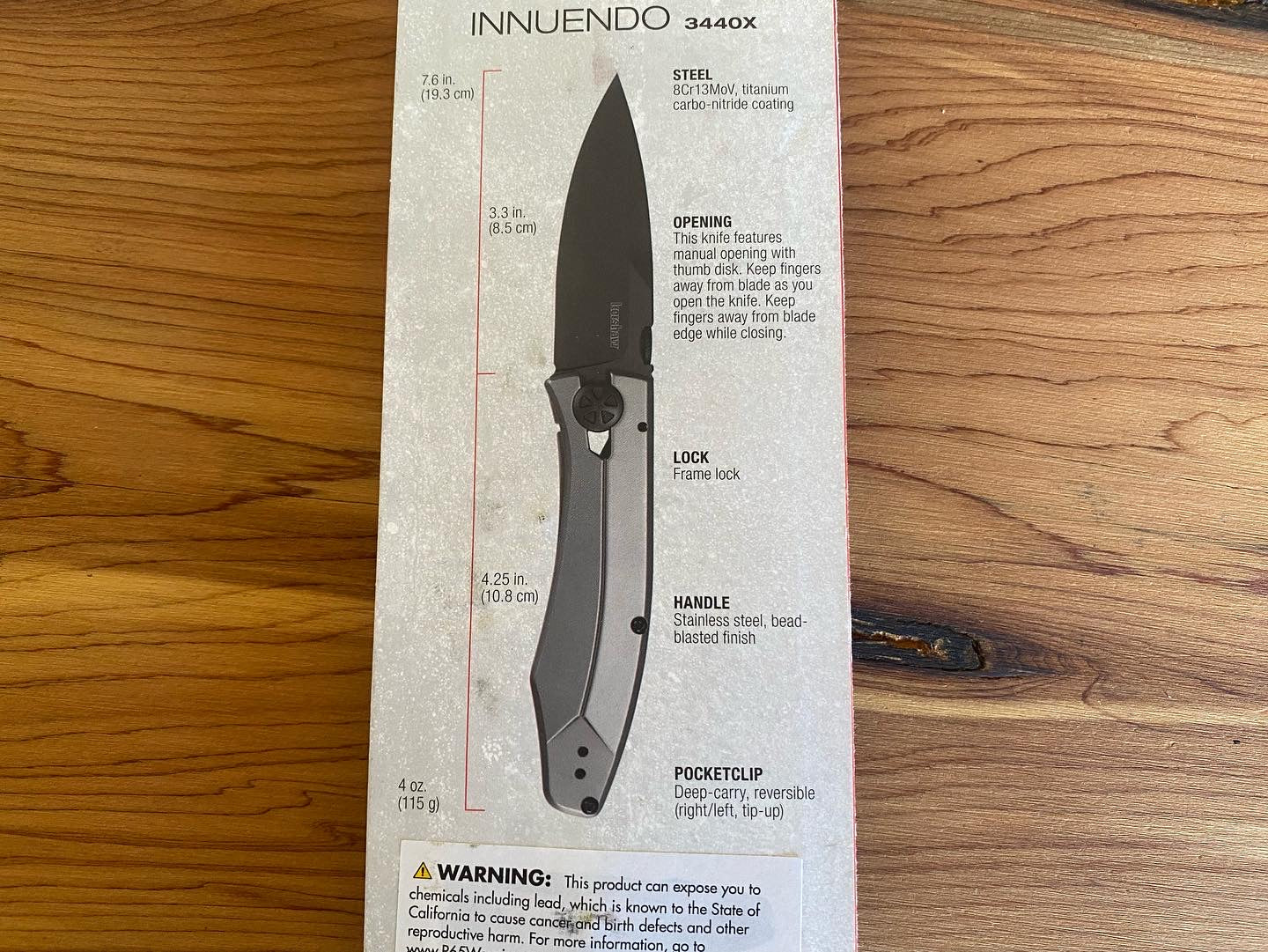 Kershaw Innuendo pocket knife