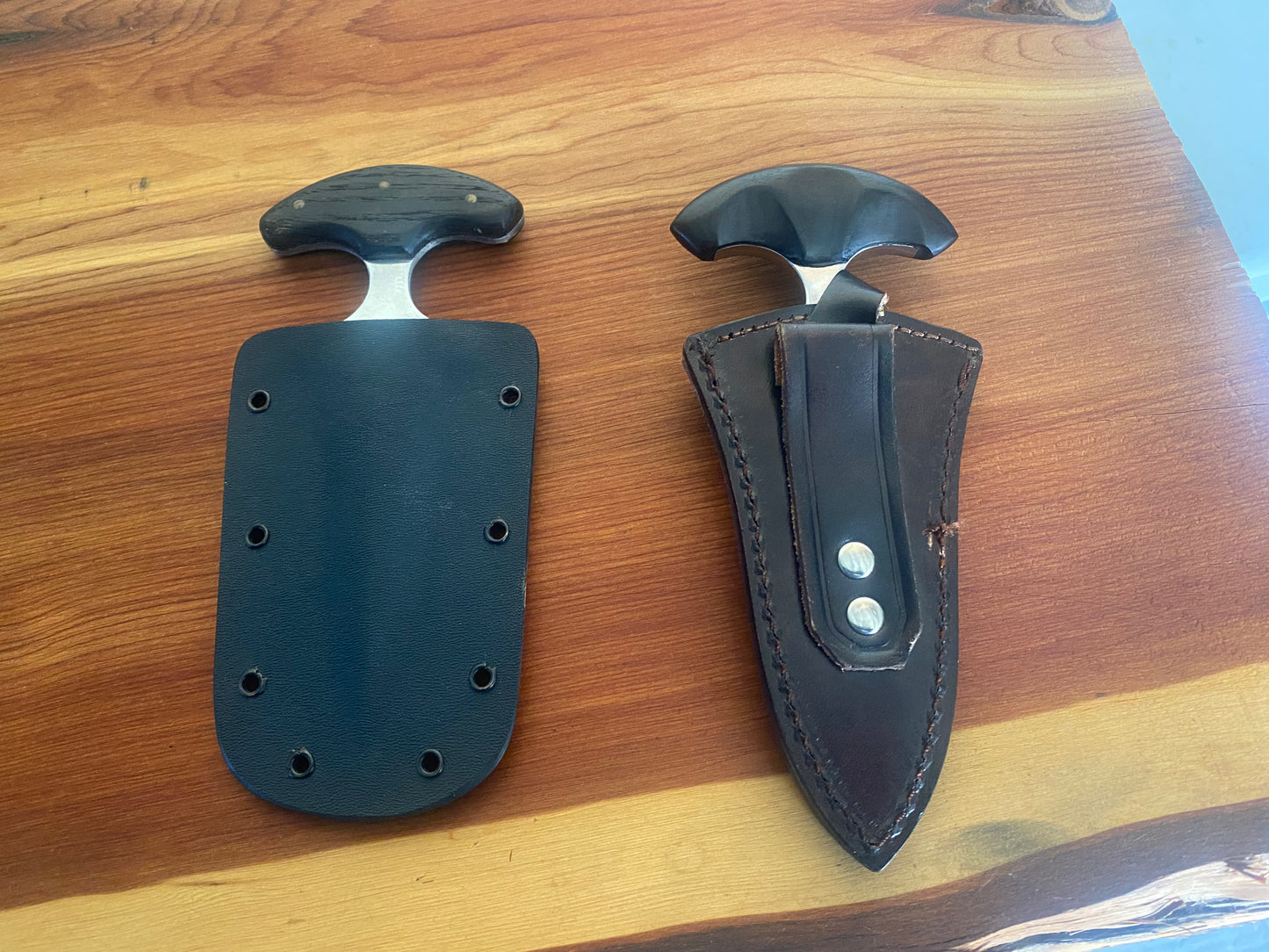 Down Under Bush Dagger and trainer