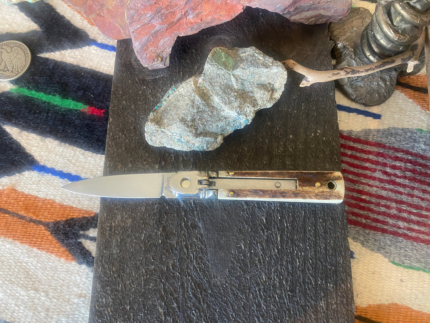 AKC Classic 6” Lever Lock Automatic Pocket Knife