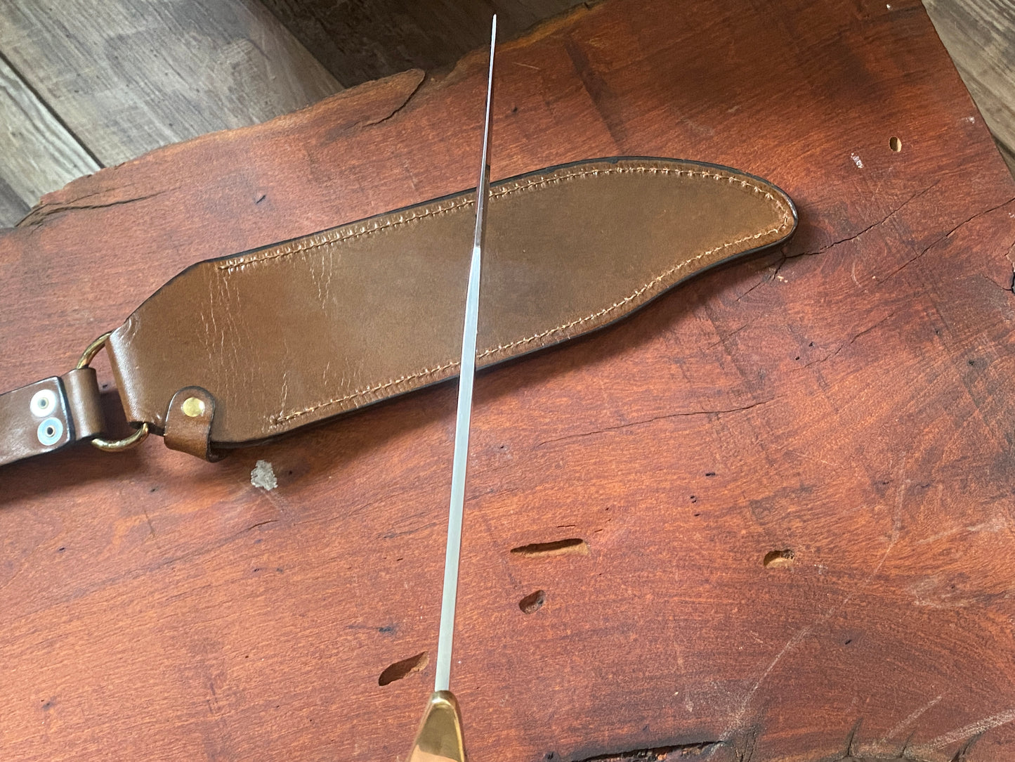 Western W49 Bowie Sheath Knife