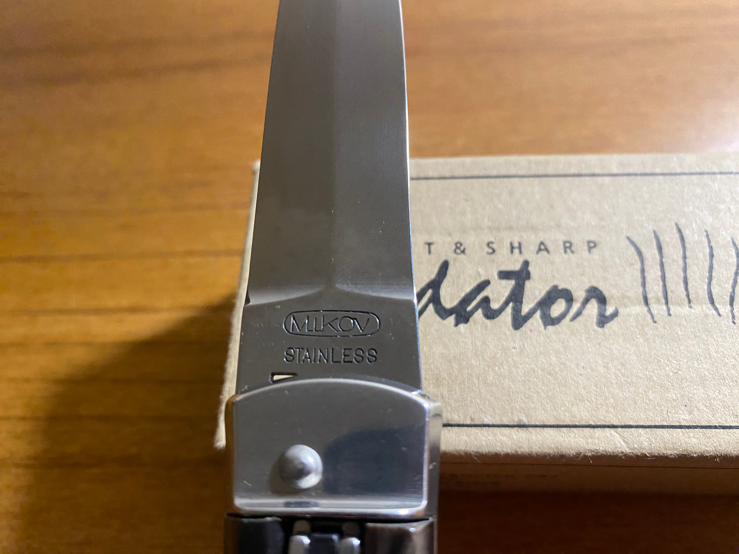 Mikov Predator automatic pocket knife