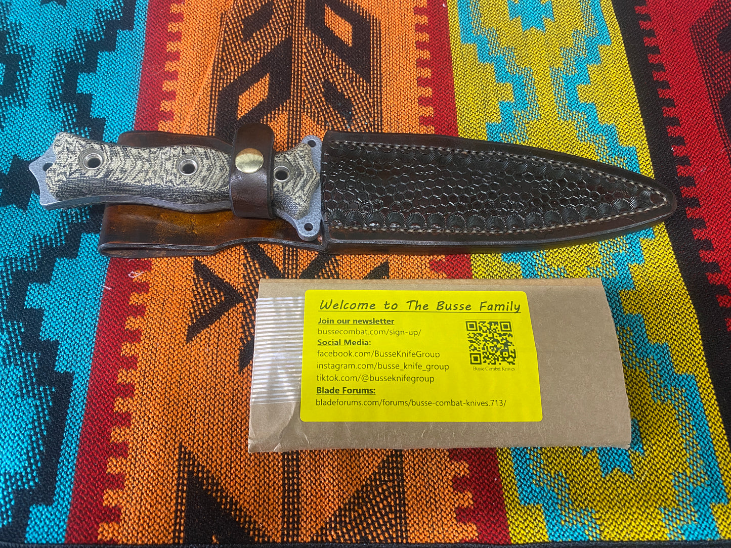Busse Force Multiplier V6 Dagger Sheath Knife