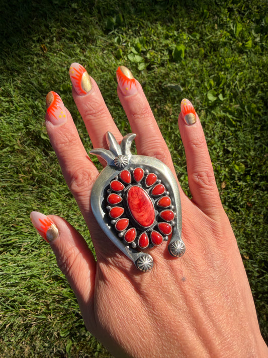 Leon Martinez XL Naja Cluster Ring