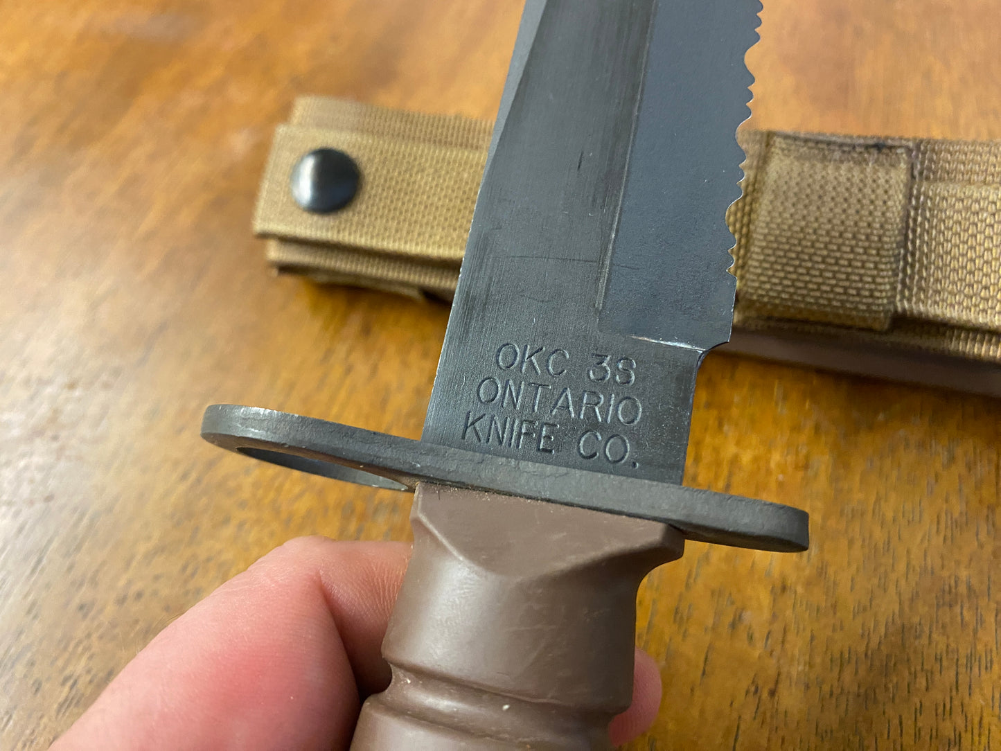 Ontario OKC 3S Combat Sheath Knife/Bayonet