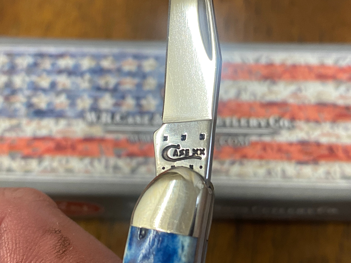 2012 Case XX Navy Blue Tinytoothpick Pocket Knife