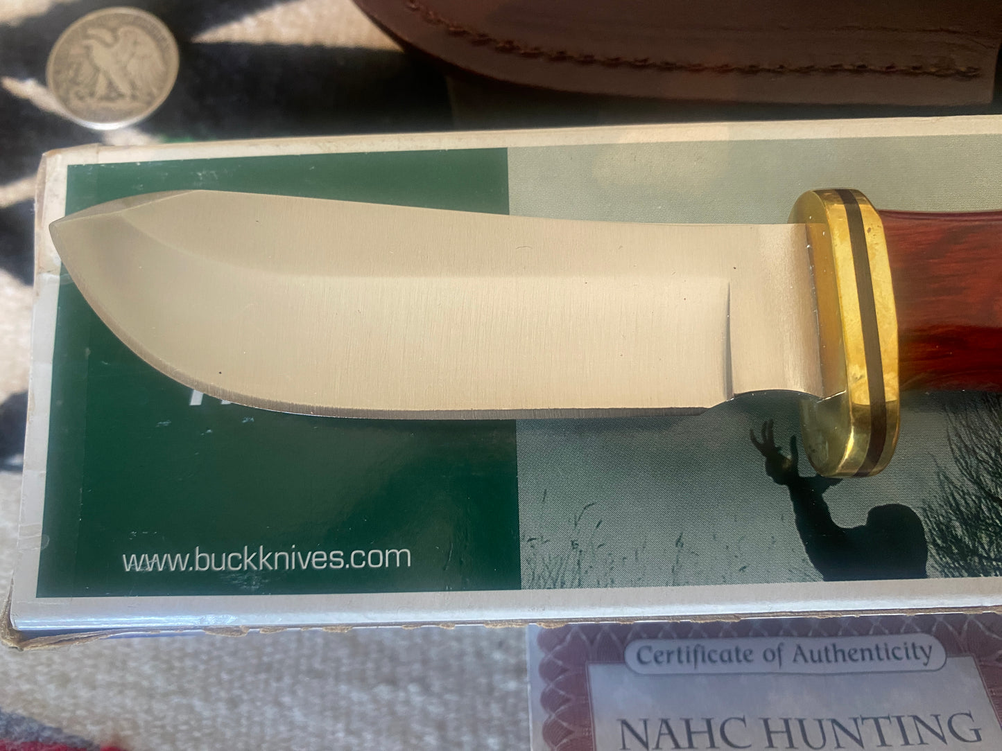 NAHC Hunting Heritage Knife Collection Buck 103 Sheath Knife