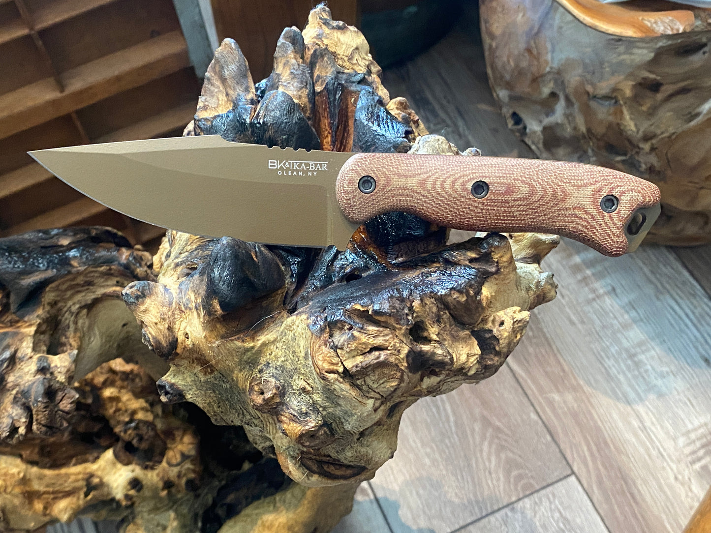 BK&T Ka-Bar BK-18 Harpoon Sheath Knife