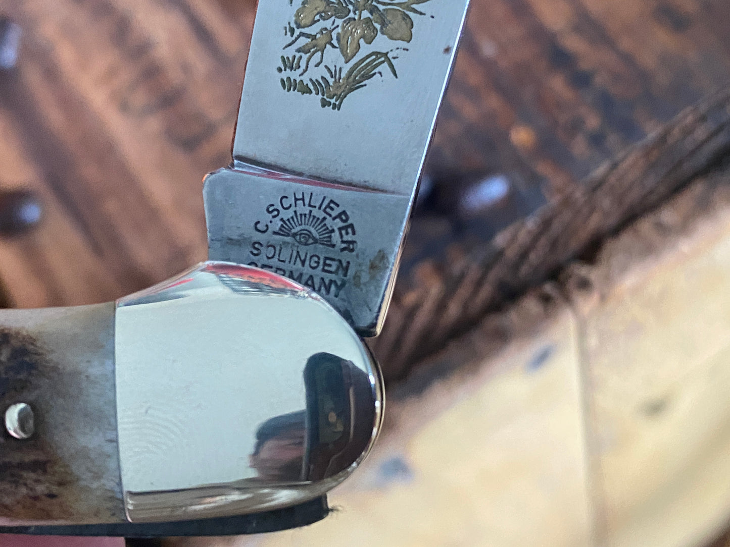 German Eye Brand C. Schlieper Canoe pocket knife