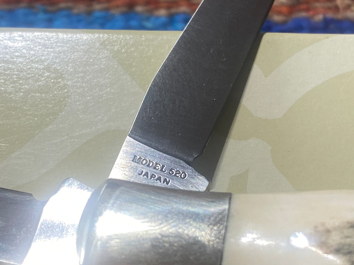 Browning 520 Sambar Stag Trapper Pocket Knife