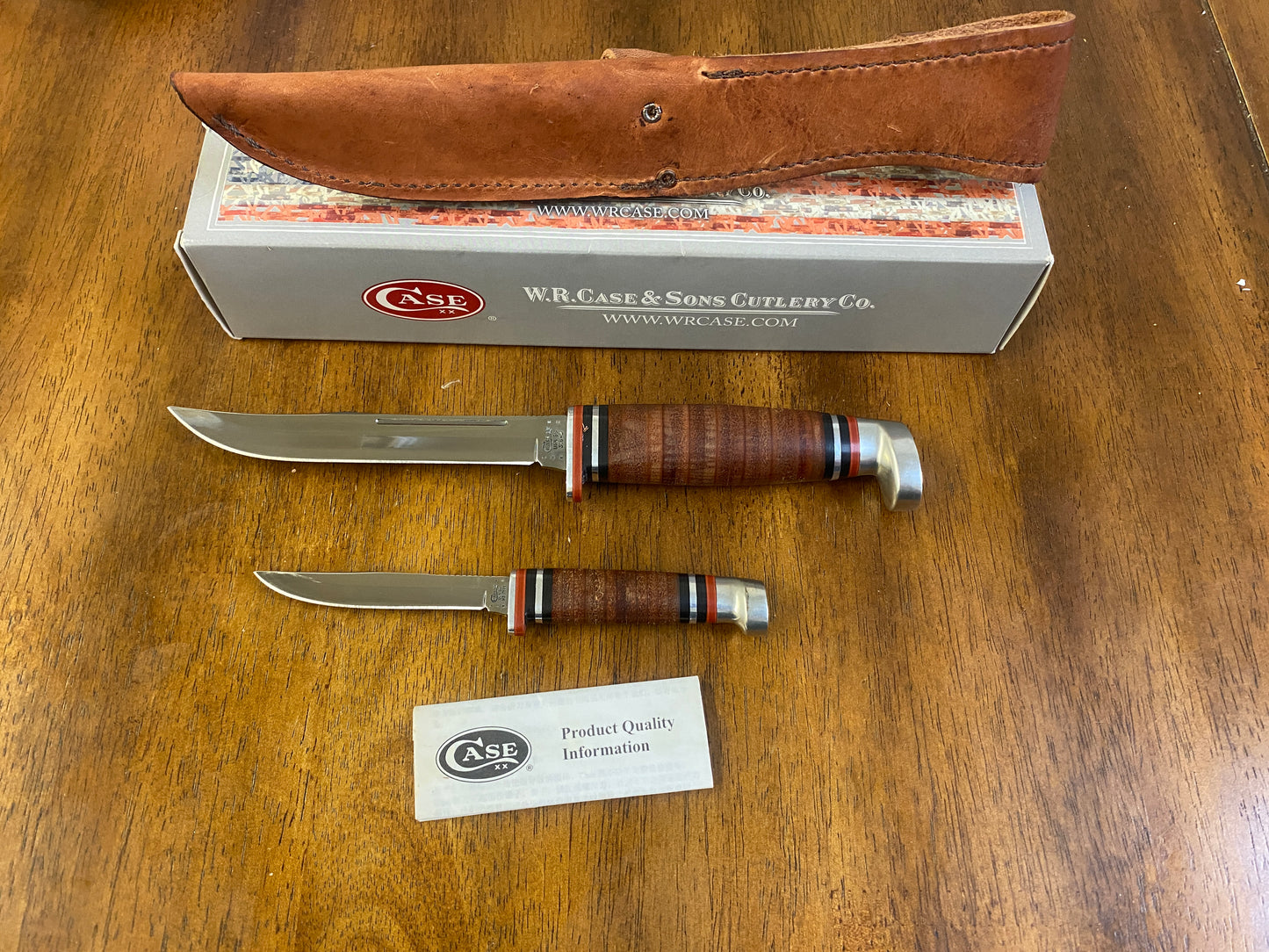 Case xx Multi 3 Twin Finn sheath knife set