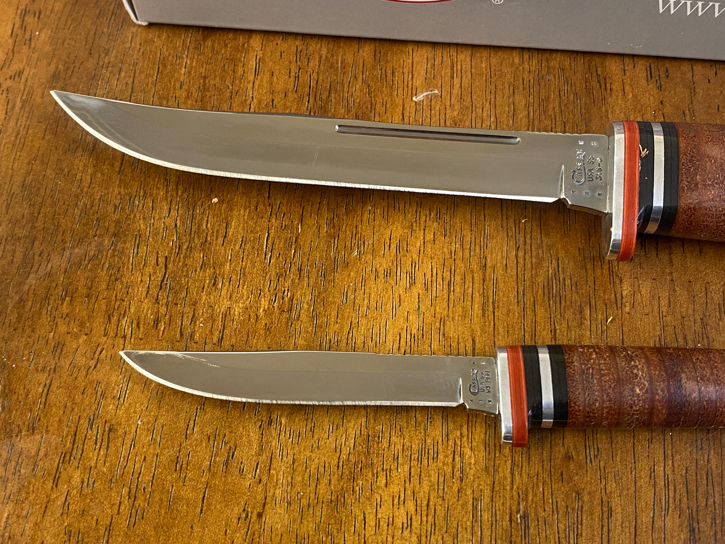 Case xx Multi 3 Twin Finn sheath knife set
