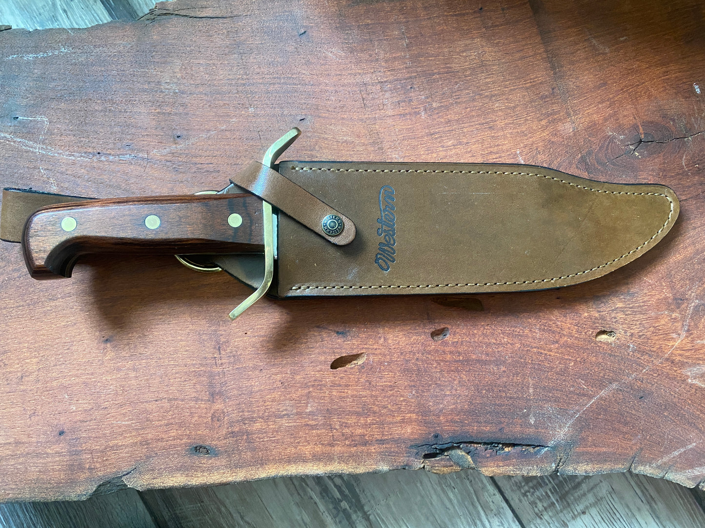 Western W49 Bowie Sheath Knife