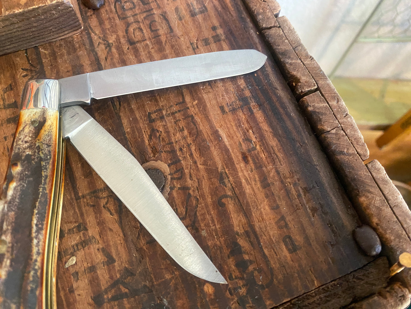 Schrade 1 of 10,000 1982 N.K.C.A. Trapper Pocket Knife