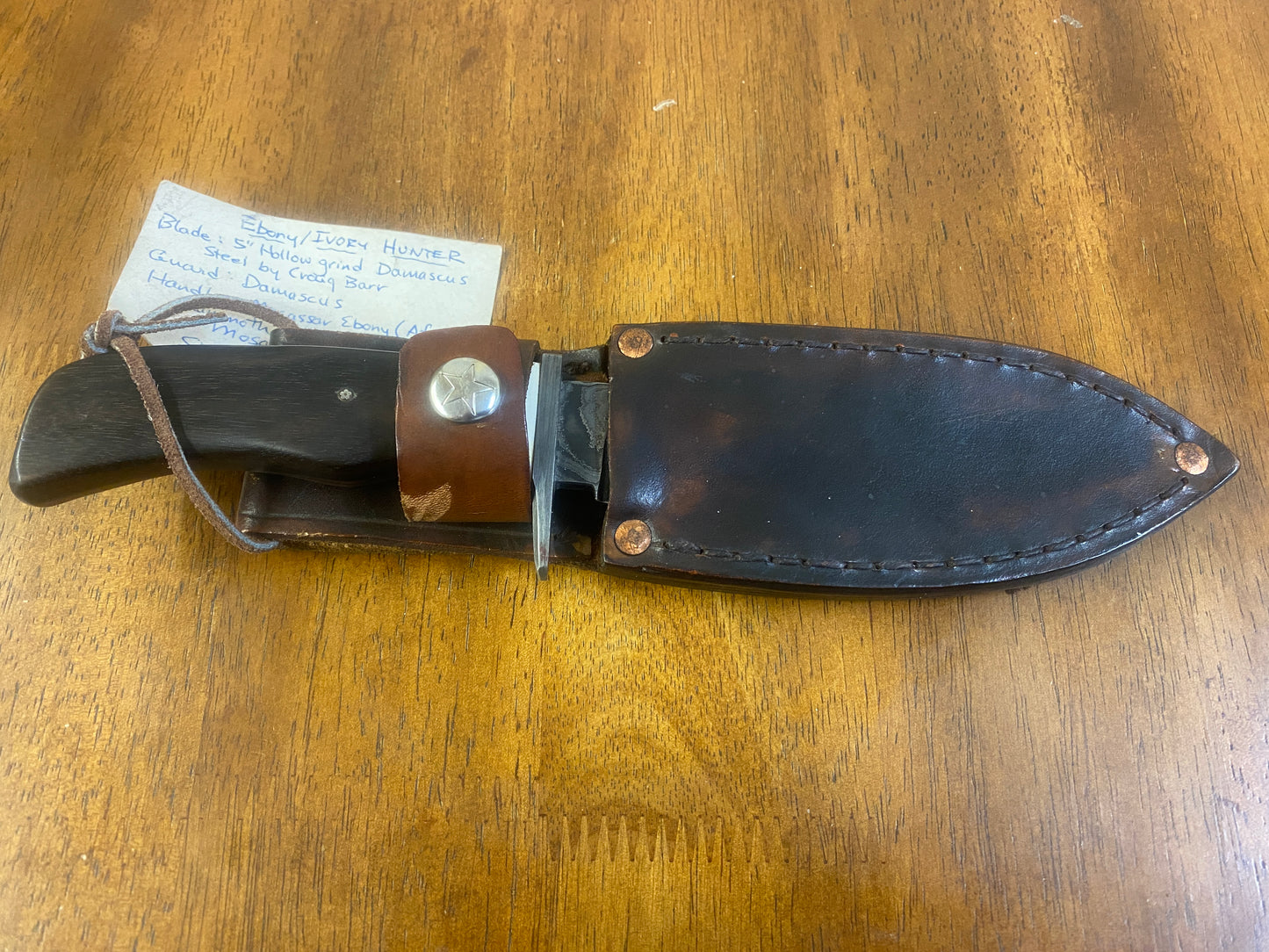 Lowry Knifeworks Hunter Sheath Knife