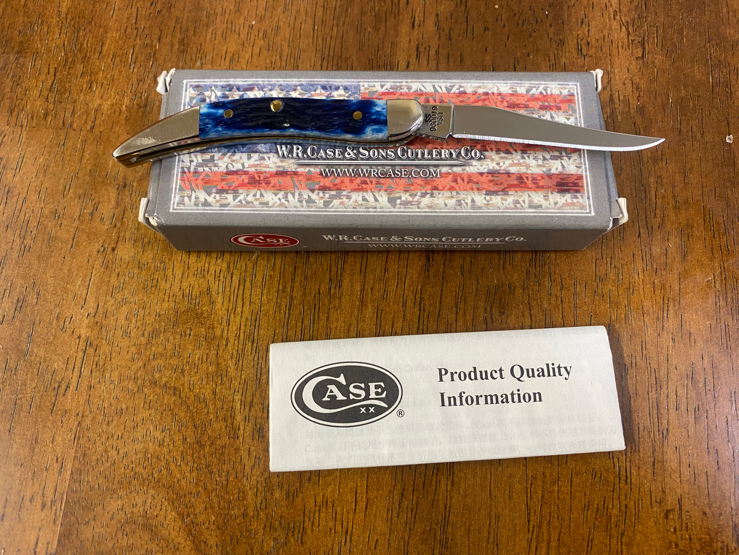 2012 Case XX Navy Blue Tinytoothpick Pocket Knife