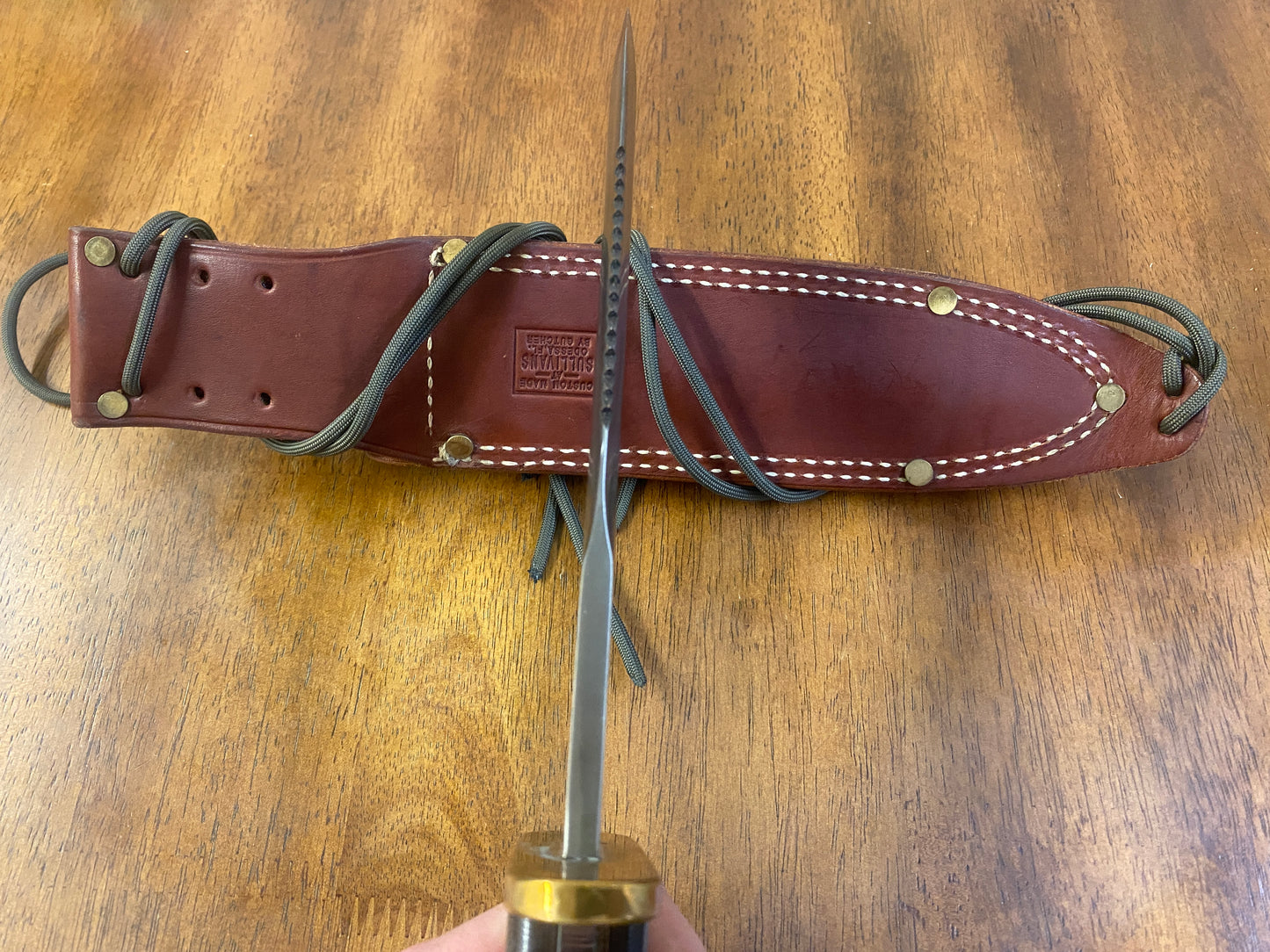 Greg Wall Model 14 style Fighter Sheath Knife #131