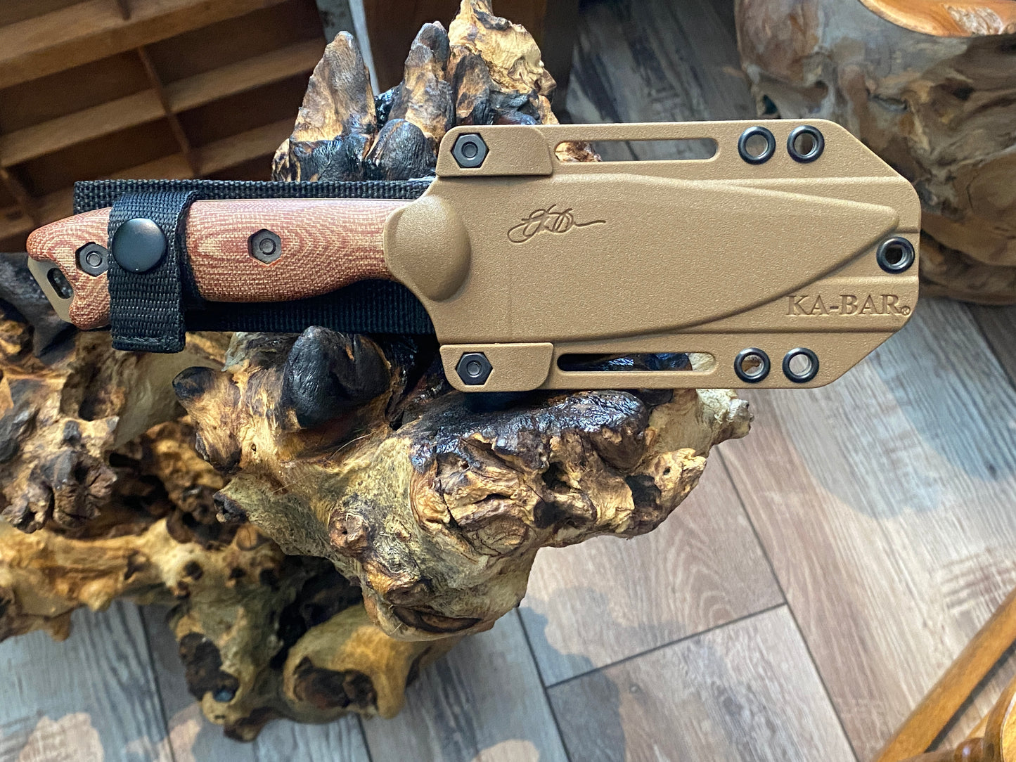 BK&T Ka-Bar BK-18 Harpoon Sheath Knife