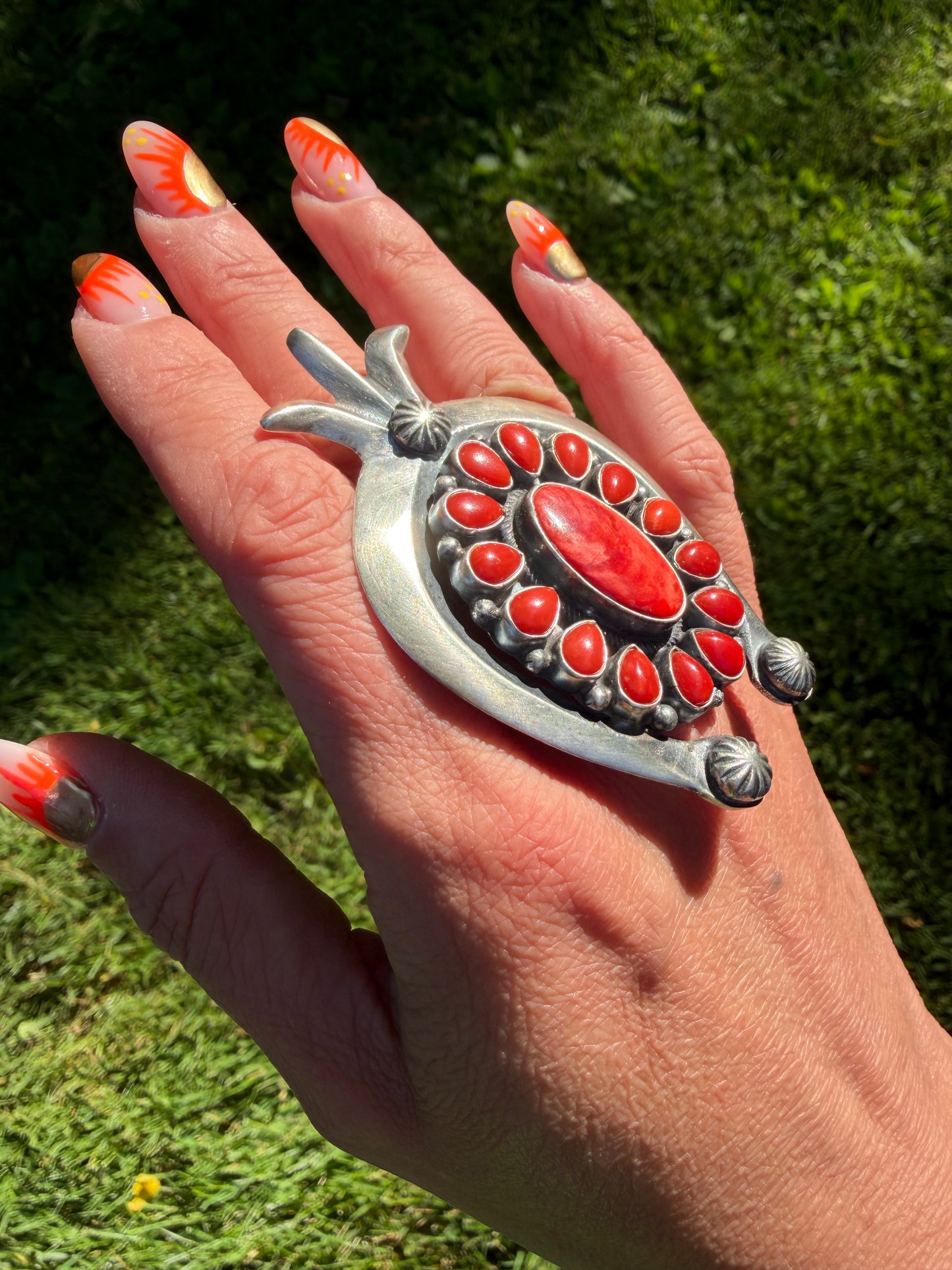 Leon Martinez XL Naja Cluster Ring