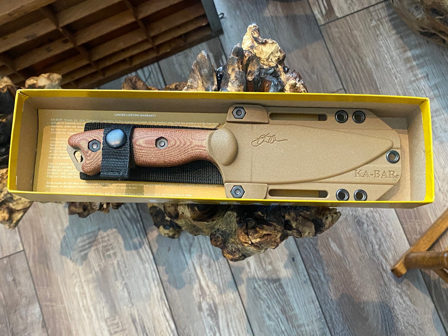 BK&T Ka-Bar BK-18 Harpoon Sheath Knife