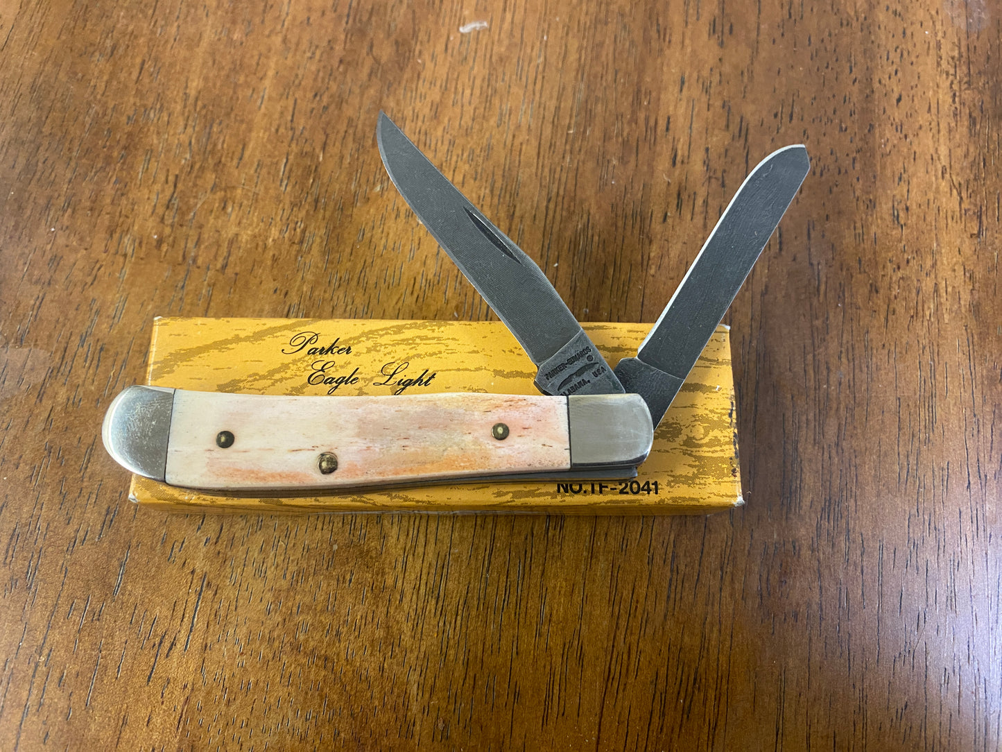 Parker Damascus Trapper Pocket Knife